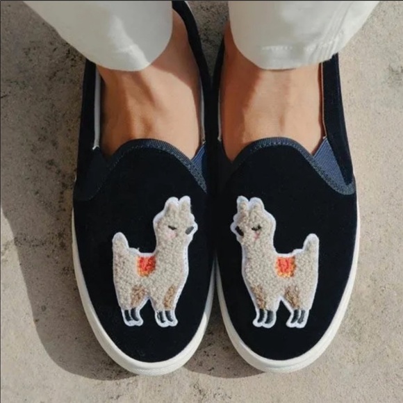 Soludos Shoes - Soludos Velvet Llama Sneakers 9